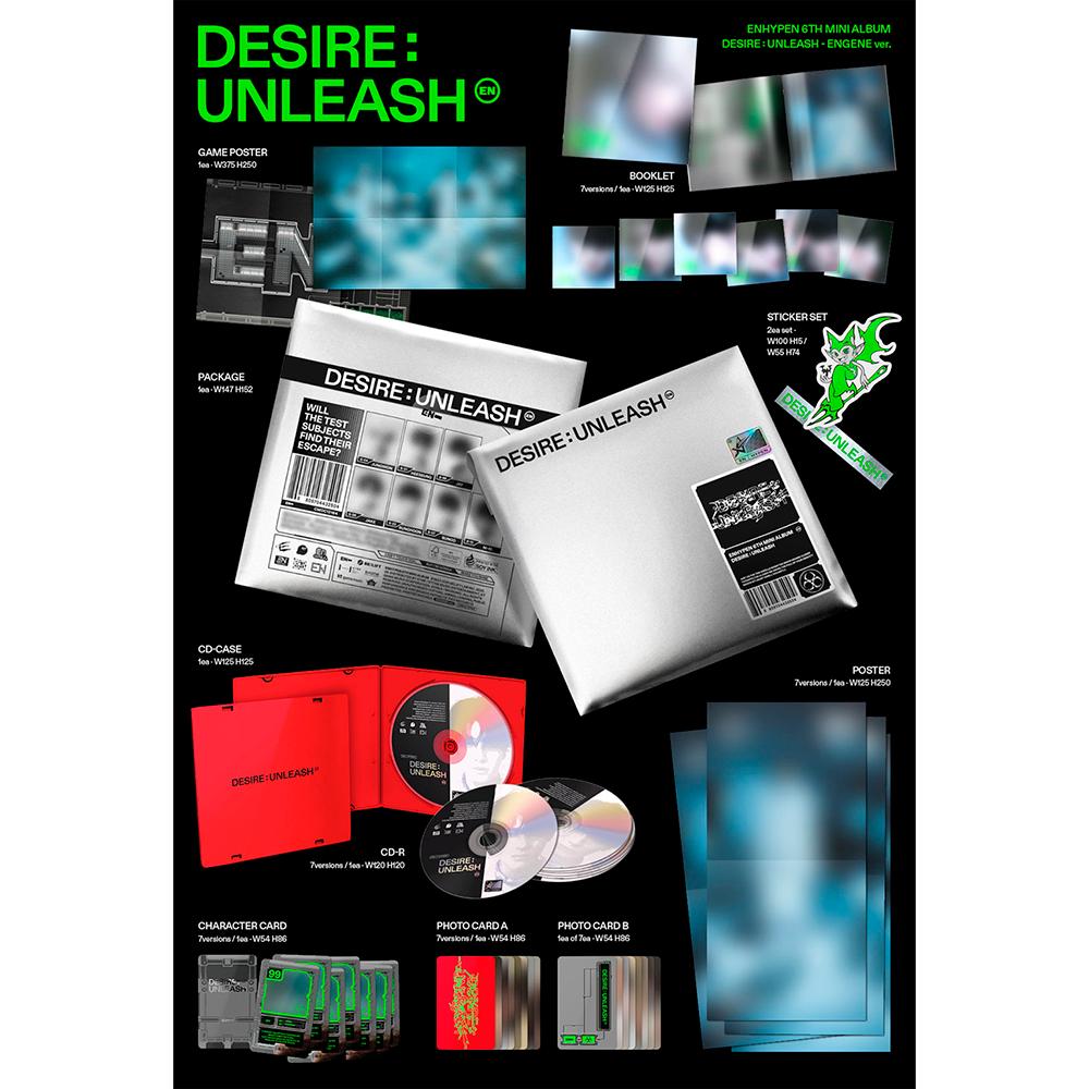 ENHYPEN DESIRE : UNLEASH Engene Ver (POB)