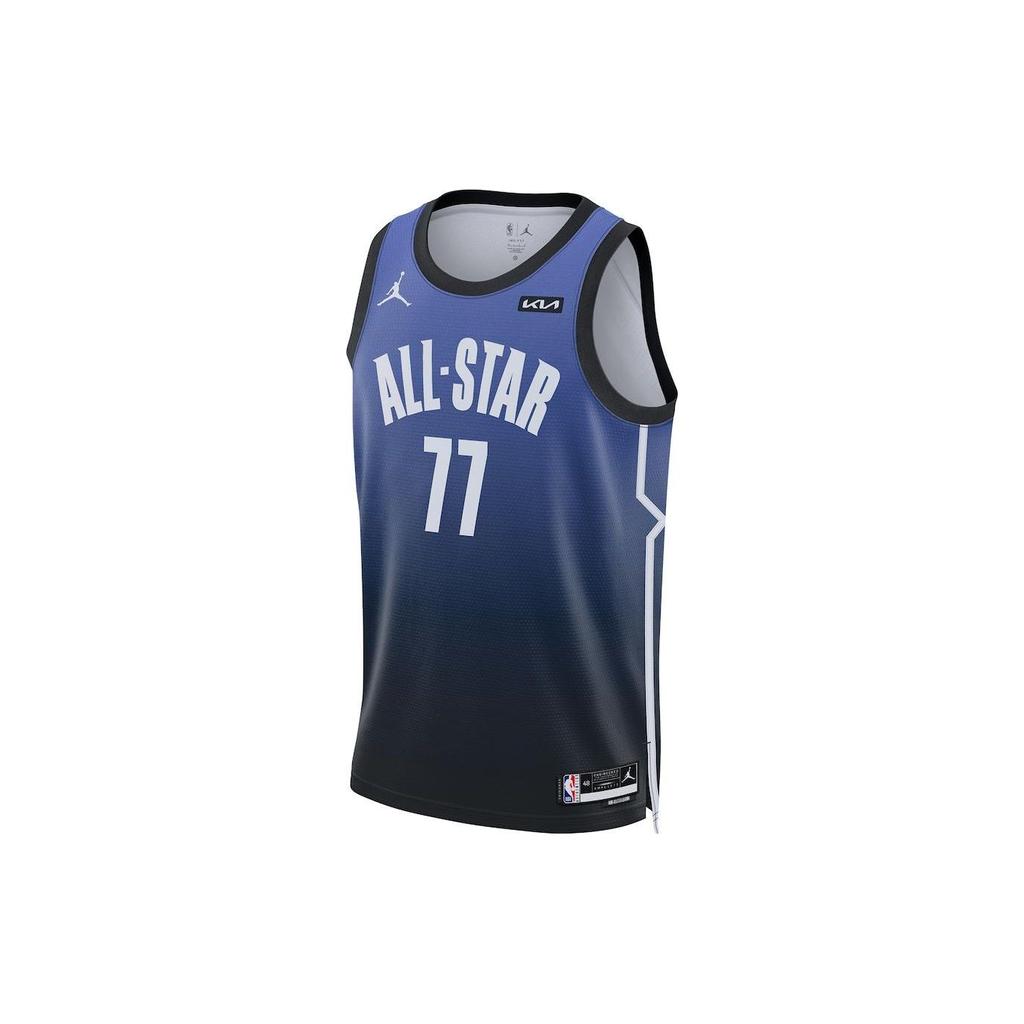 Jordan Luka Doncic NBA All-Star Fan Edition Jersey, Crew Neck Basketball Tank Top Men Tops Blue DX6328-505