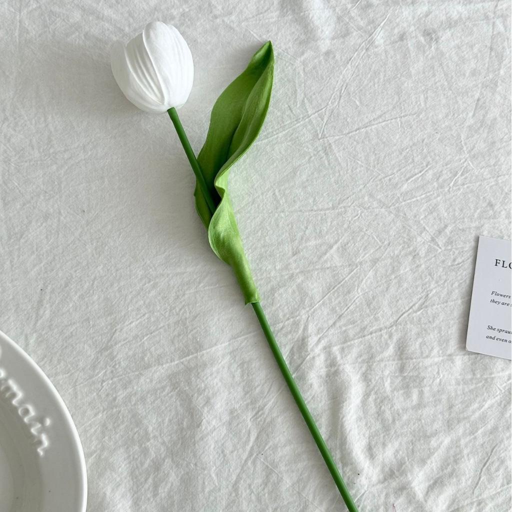 Simulated Tulip Decorations Flower Ornaments Bouquets High-End Realistic Fake Flowers Weddings Cake Photography Props