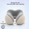 Ergonomic Neck Pillow Comfortable Ergonomic U-Shaped Neck Pillow with Storage Bag Slow Rebound Support, for Travel, Napping, and Office Use