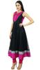 Atasi Womens Readymade Black Anarkali Suit With Dupatta Salwaar Kameez
