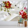 Home Wall Decoration Tapestry Flower and Bird Painting Mural Hanging Cloth Office Living Room Tapestry