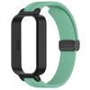 For Xiaomi Smart Band 9 Active/Redmi Band 3 Silicone Watch Band Magnetic Folding Buckle Wrist Strap