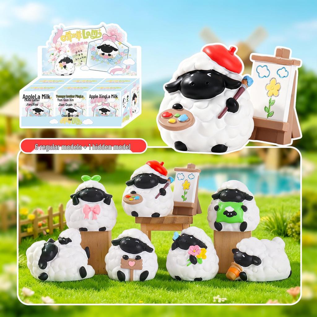 Guochao Hanfu Girl Figurine: Spring Breeze Blind Box Collectible – Dreamy Decor & Gift