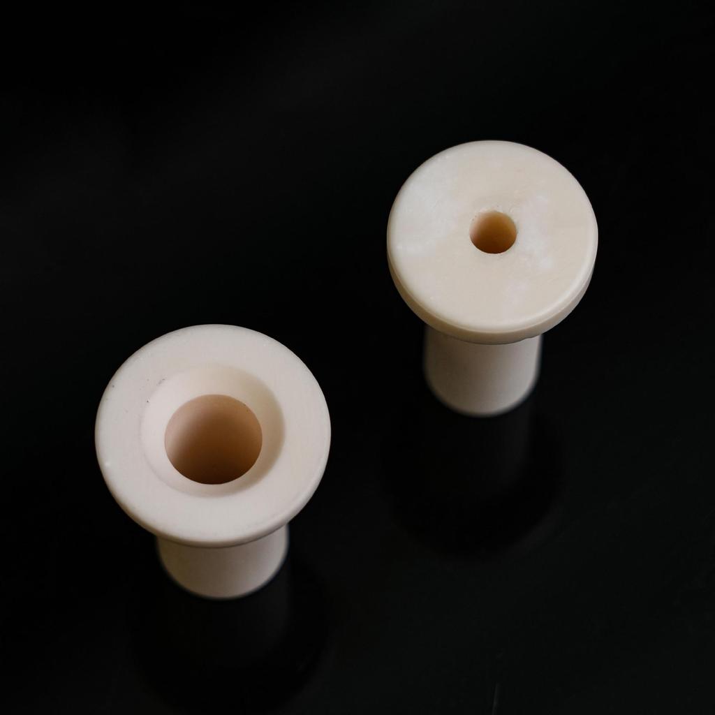 99 Alumina Ceramic T-type Recessed & Convex Corrosion-Resistant Thermocouple Protection Tube Nozzle