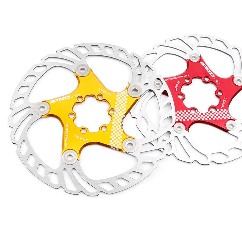 IIIPRO 1pcs Floating Rotor Mountain Bike Brake Rotor DH 6inch Strong Heat Dissipation 6 Bolts Rotor 140 160 180