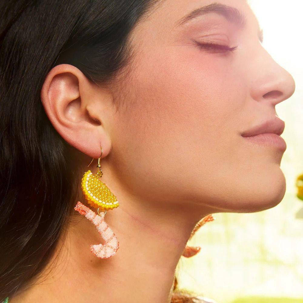 

Bohemia Earrings Cute Cherry Earrings Korean Style Mushroom Earrings Fruit Dangle Earring Women Style 9