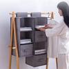 1/3/4/5 Layer Portable Wardrobe Hanging Storage Bag Interlayer Drawer Type Clothes Hangers Holder Hanging Closet Organizer
