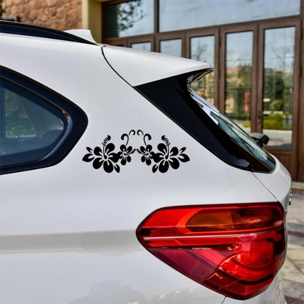 Hozilen Flower Car Body Decal, Auto Body Flower Sticker, Scratch Resistant Decorative Sticker -