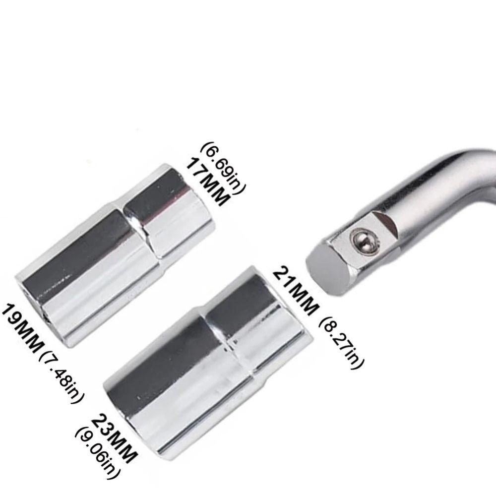 With Double Ended Sockets Nut Adjustable Ratchet Spanner  For Car Truck Van Repair