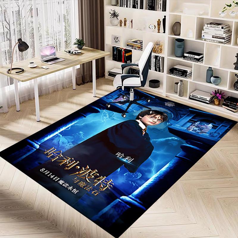 1pc Harry Potter and the Sorcerer's Stone Carpet, for Home & Office Decor, Desk Chair Carpet, Festive Gift,Conference Room CarpetL1126