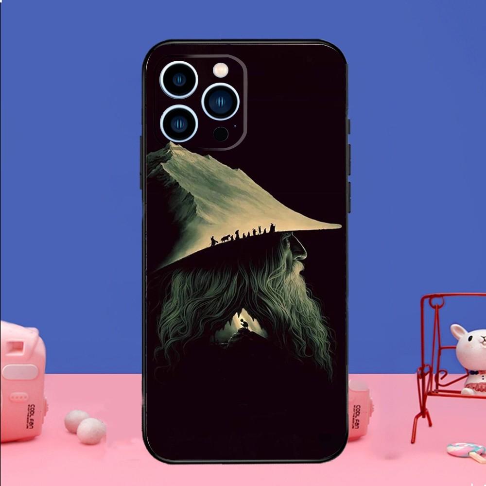 

Movie The L-Lord of the R-Rings Phone Case For iPhone 14,13,12 Mini 11 Pro XR,X,XS,MAX 6S,7,8 Plus Silicone Cover Soft black iPhoneX