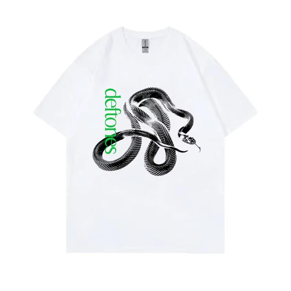 Limited Rock Band Deftones Private Music Snake Graphic T Shirt Summer Men Women Fashion Alternative Metal Oversized T-shirts Top
