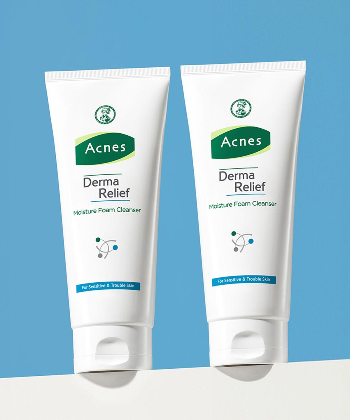 2 x Derma Relief Moisture Foam Cleanser 200ml