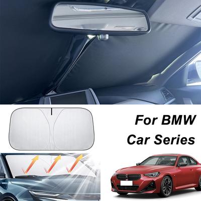 Car Front Windshield Sunshade For BMW F30 F31 E90 E91 G20 G30 F10 F20 X1 X3 X5 X2 X6 M2 M3 I3 I4 UV Protection Sun Shade