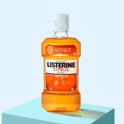 Listerine Citrus Antiseptic Mouthwash 250ml - Fresh Citrus Scent