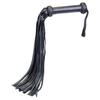 Faux Leather Flogger Whip Handmade Whip with Wooden Handle Adult Roleplay Whip Cosplay