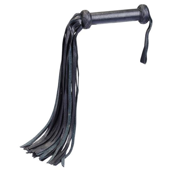 Faux Leather Flogger Whip Handmade Whip with Wooden Handle Adult Roleplay Whip Cosplay