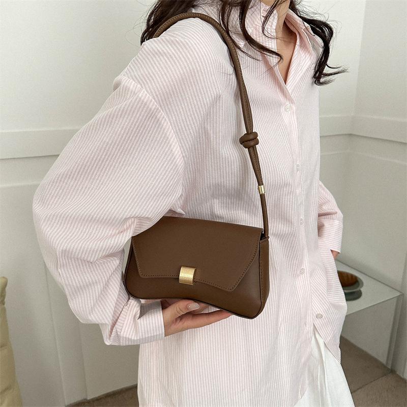 High-end Style Bag, Retro Hand-held Underarm Bag, Stylish Young Girl Single-shoulder Crossbody Small Bag