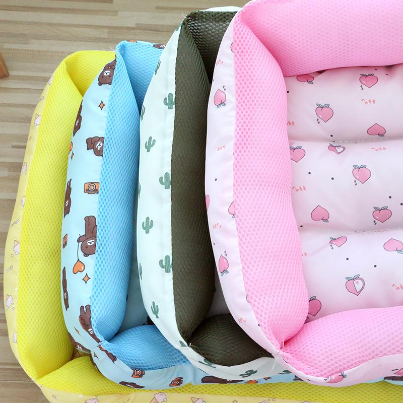 

Летнее дышащее сетчатое гнездо для питомцев для маленьких и средних собак и кошек Глобальные подушки-гнезда для кошек 40 * 30cm