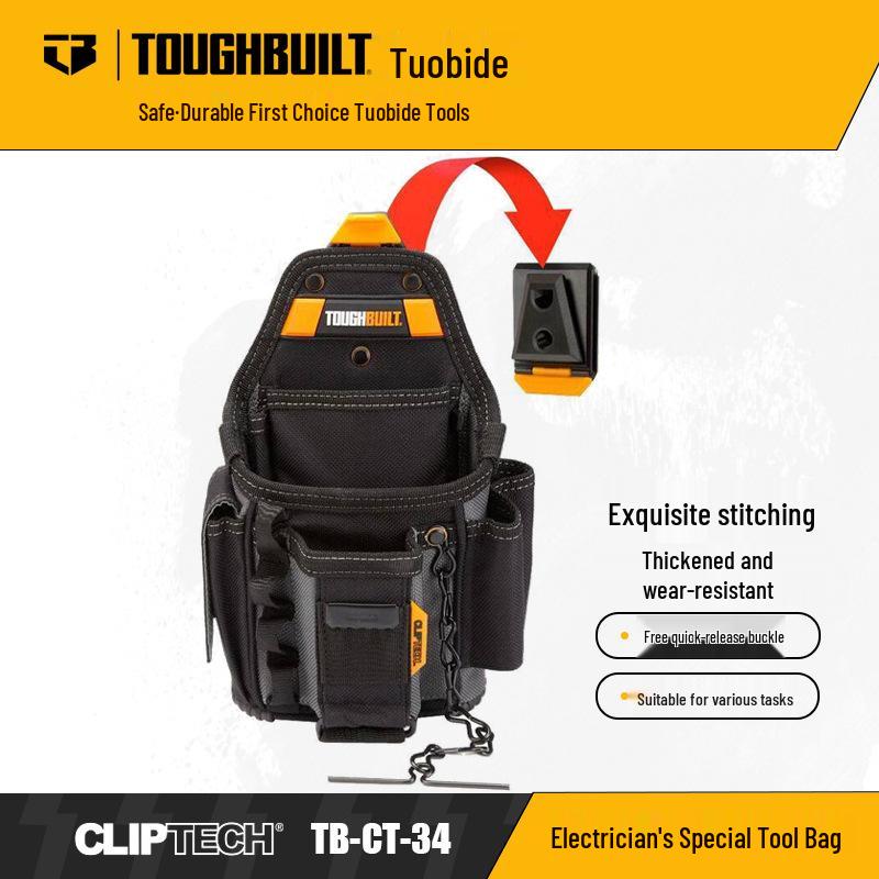 Topbest Electrician Master Tool Waist Bag - Durable, Sturdy, Portable TB-CT-114