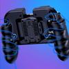 Verstellbarer Mobile Game Controller Vier-Finger-Verbindung Mobile Gaming Trigger 4 Falke Verstellbare Halterung Stecker und für