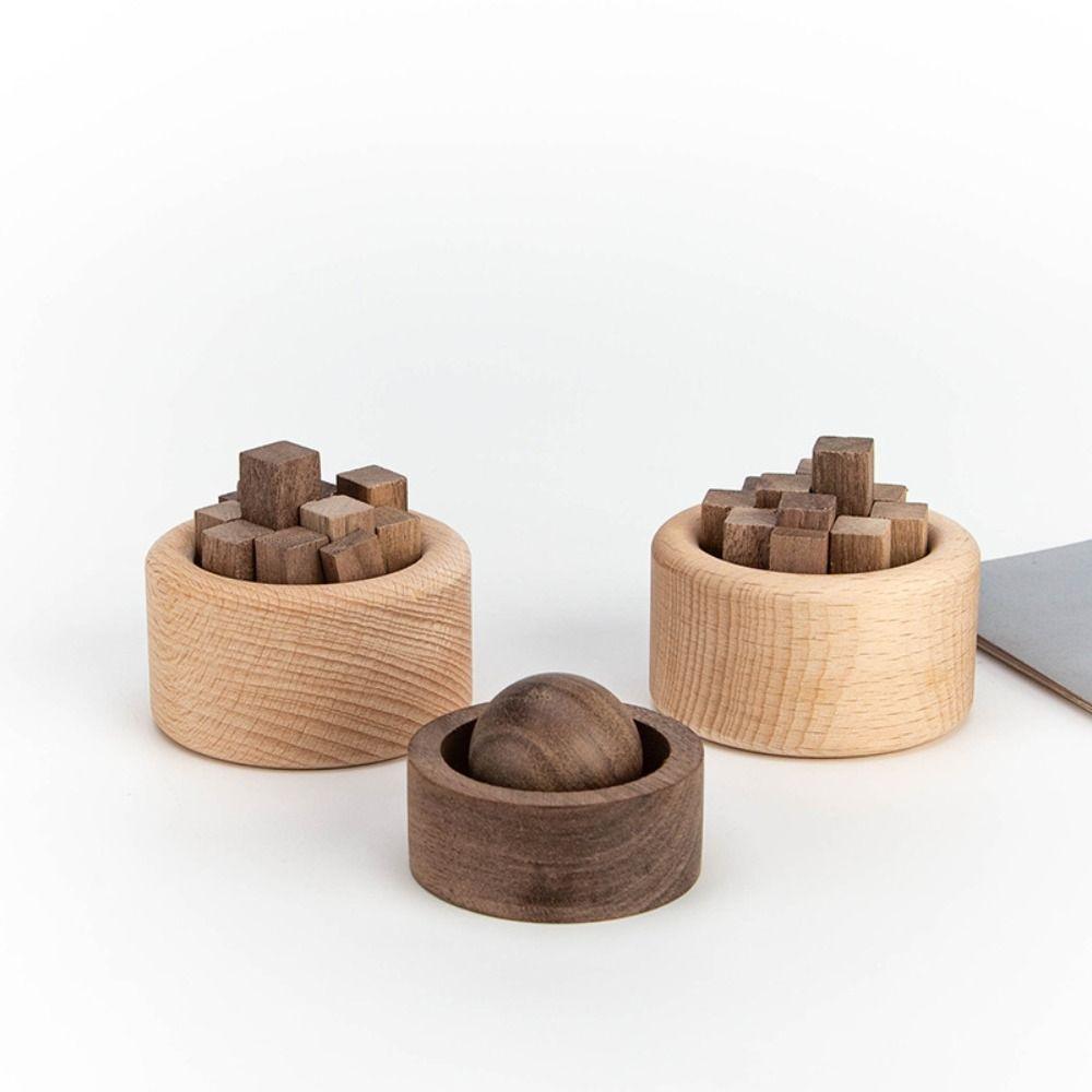 Volatile Aromatherapy Diffuser Spheres Refillable Unique Essential Oils Containers Round Creative Wooden Essential Oil Diffusers