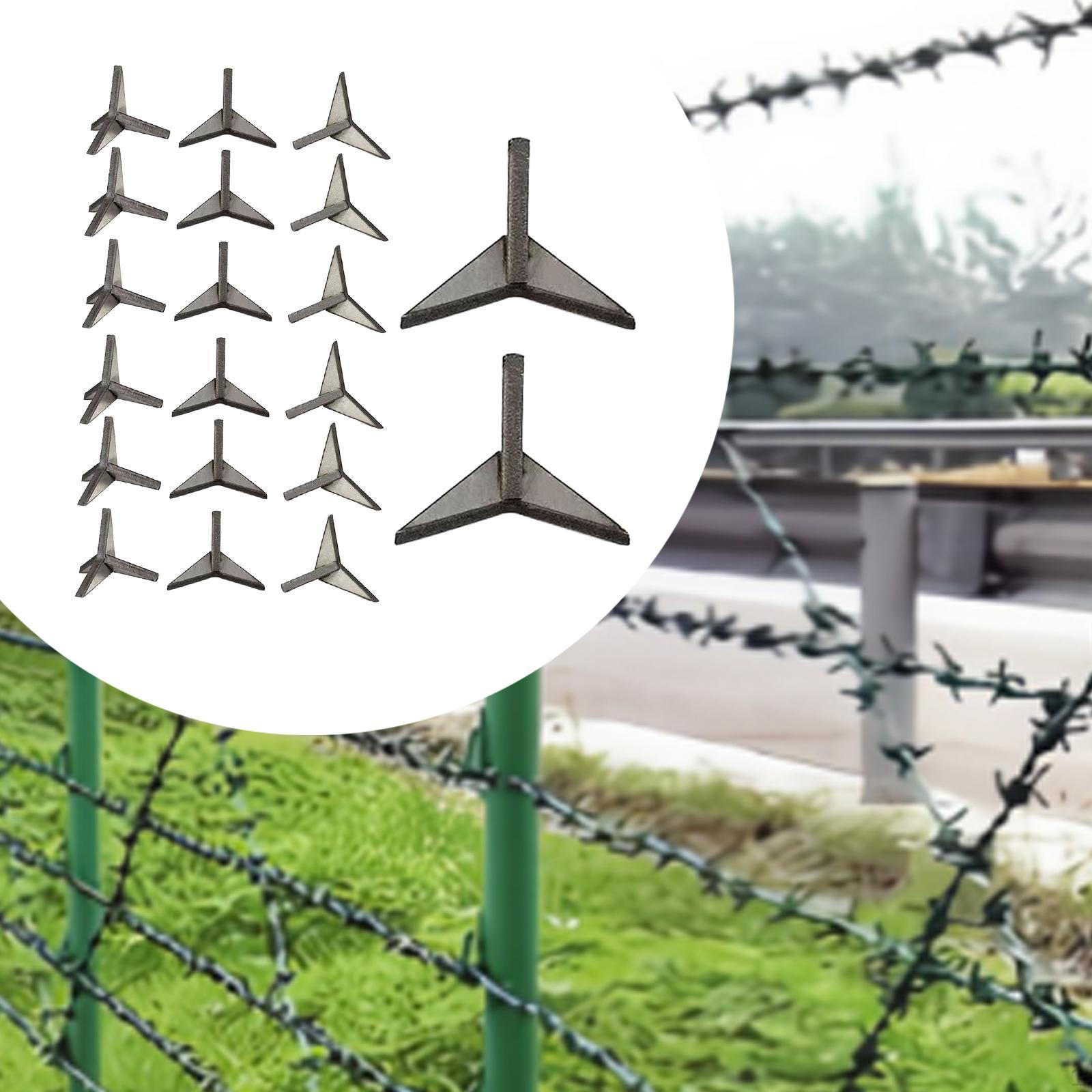 

20 Pieces Trigger Spikes Ground Anti Birds Security Car Vehicle Pagoda Nail Triangle for Height 3cm