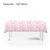 Pink Butterfly Birthday Party Supplies: Disposable Plates, Cups, Tablecloth, Banners, and Balloons for Girls