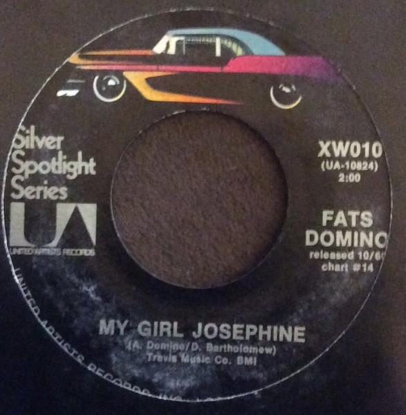 

7-дюймовая пластинка FATS DOMINO My Girl Josephine When My Dream B XW010 United Artists США Рок Б/у