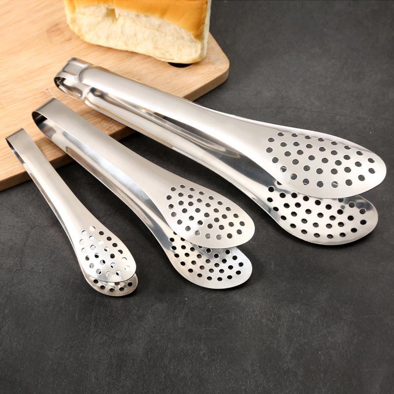 9-Inch Stainless Steel BBQ and Kitchen Tongs