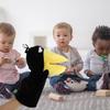 Plush Crow Hand Puppets, Fox Finger Toys, Cute Animal Puppets for Ventriloquism, Hand Dancing, and Theater, Halloween, Christmas, and Birthday Gifts