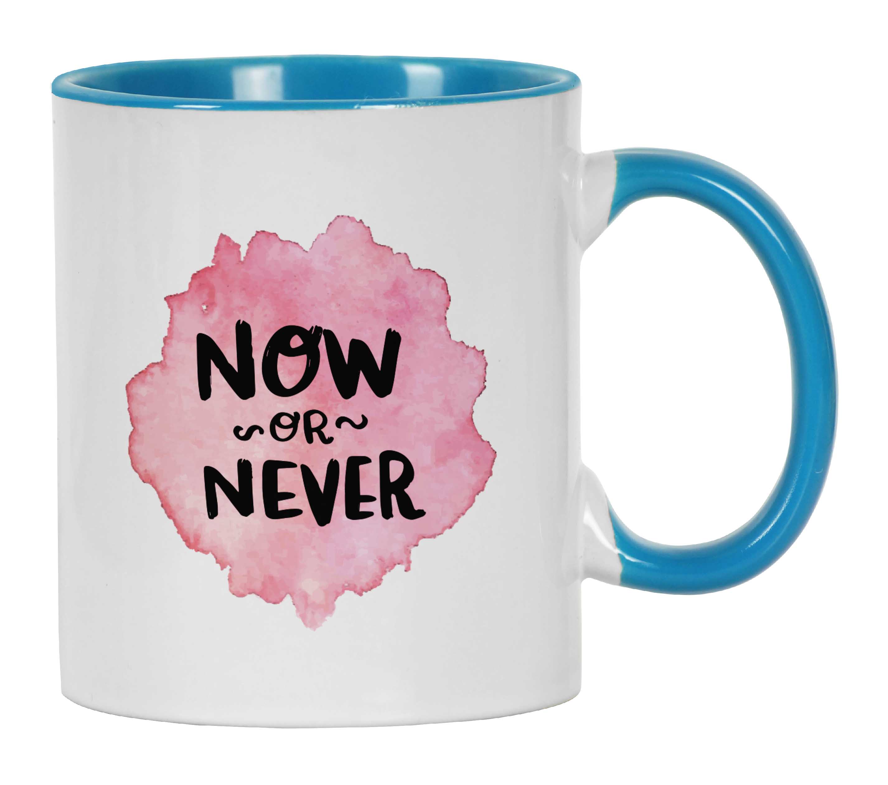 

Inkdotpot Now Or Never 11 Oz Ceramic Coffee Mugs Funny Novelty Employee Boss Coworkers Birthday 11oz небо синє кольору