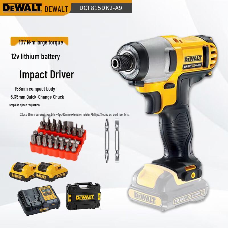 DeWALT 12V MAX Cordless Compact Impact Driver CN plug (adapter included)