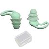 1 Paire Bouchons d'Oreilles en Silicone Réduction du Bruit Lavables Imperméables Doux Réutilisables Protection Auditive Concerts Travail Étude Sommeil Bouchons d'Oreilles Silencieux
