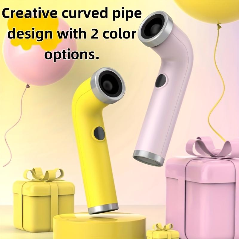 Creative,fashionable bladeless high-speed turbine violent curved tube handheld small fan hair dryer with digital display and USB Type-C rechargeable