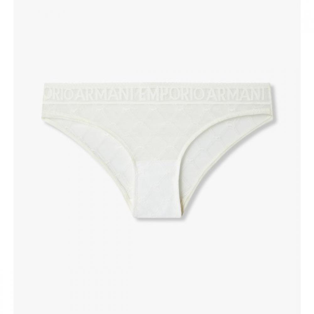 Emporio Armani Женские сетчатые трусы с бриллиантовым узором 0825111503 XS