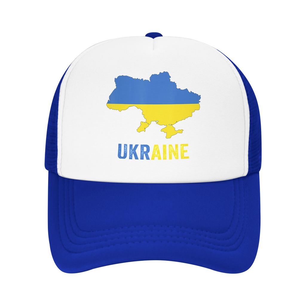 Ukraine Map Ukrainian Mesh Baseball Cap Unisex Women Fashion Sun Hat Hats Adjustable Summer Trucker Cap