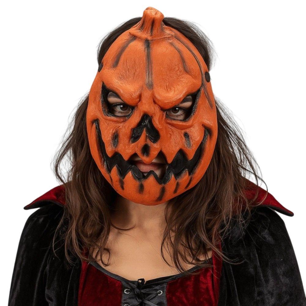 3D Full Face Mask Creativity Halloween Cosplay Mask Pumpkin Halloween Mask Haunted House