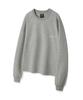 Nombeule Back Print Point Sweatshirt Crop [Gray]
