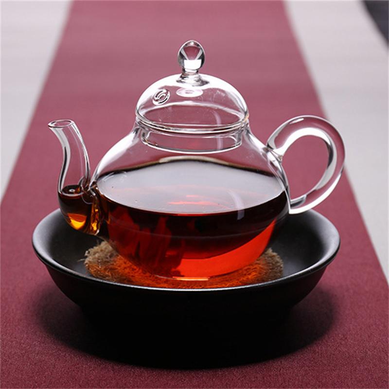 Japanese Handmade Mini Glass Teapot High Temperature Resistant Filter Tea Maker Flower Puer Tea Pot Kung Fu Tea Set