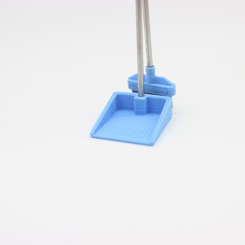 Micro Life Dustpan Kit 1:12 Cleaning Tools Dollhouse Miniature Broom  Doll Home Decoration