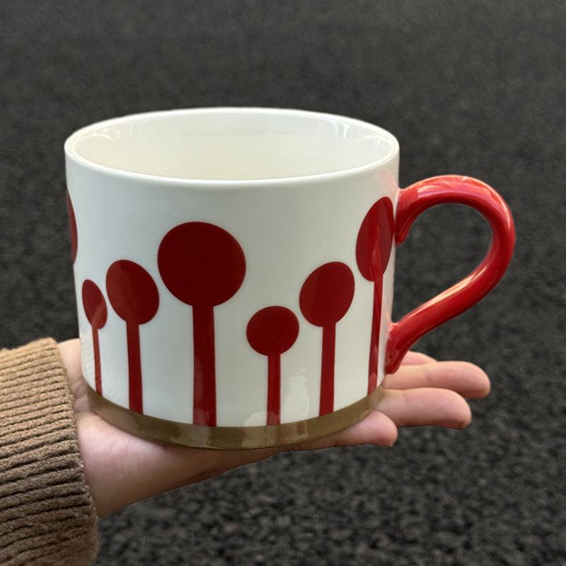 

Праздничная чашка ниша ретро керамическая кружка свадебный подарок для девушки подруг практичный сувенир подарочная коробка 401-500ml