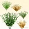 38cm Artificial Eucalyptus Leaf Stem - Green Plant Home Decoration