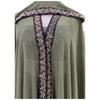 Morocco Kaftan Dubai Hooded Maxi Dress Bat Sleeve Farasha Kaftan Muslim Women African Open Kimono Boubou Evening Dresses