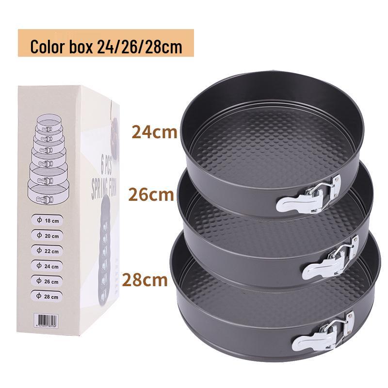 Zestaw nieprzywierających form do pieczenia w różnych rozmiarach: Okrągły i kwadratowy, Szczelny, Łatwe wyjmowanie