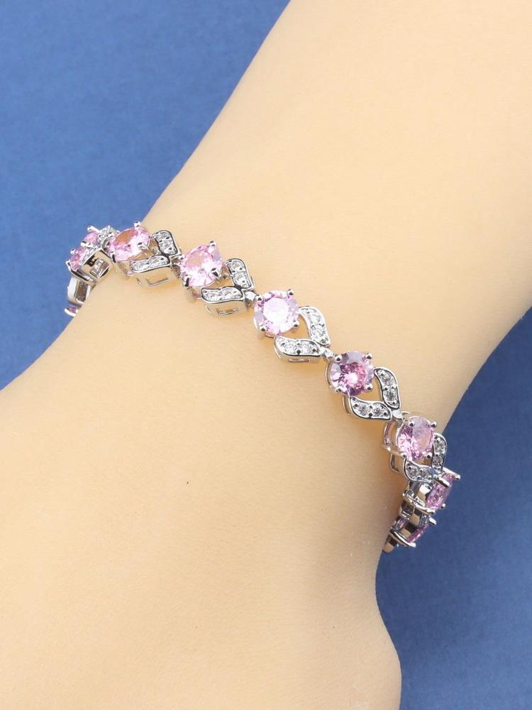 Original  Charms France Elegant Women Fine Jewelry Accessories 12 Colorful Adjustable Length Chain Link Bracelet For Girls