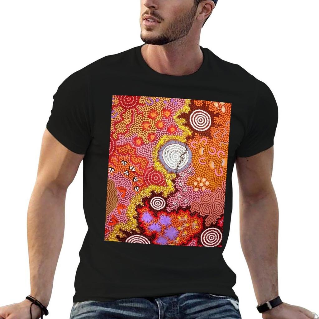Australische Ureinwohner Kunst T-Shirt Schnelltrocknendes Leichtes Sport-T-Shirt