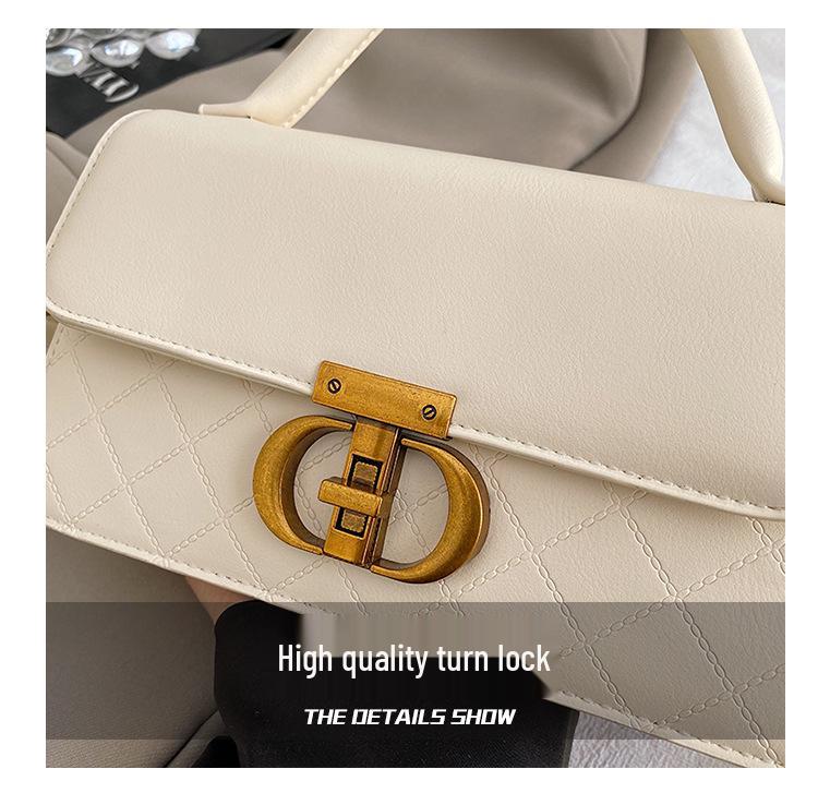 2025 Trendy Retro Minimalist Crossbody Bag: Large Capacity, Stylish Commute & Leisure Shoulder Bag