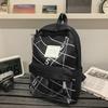 Schoolbag backpack men's simple and versatile high-value pain bag junior high school high school college student schoolbag large-capacity computer 